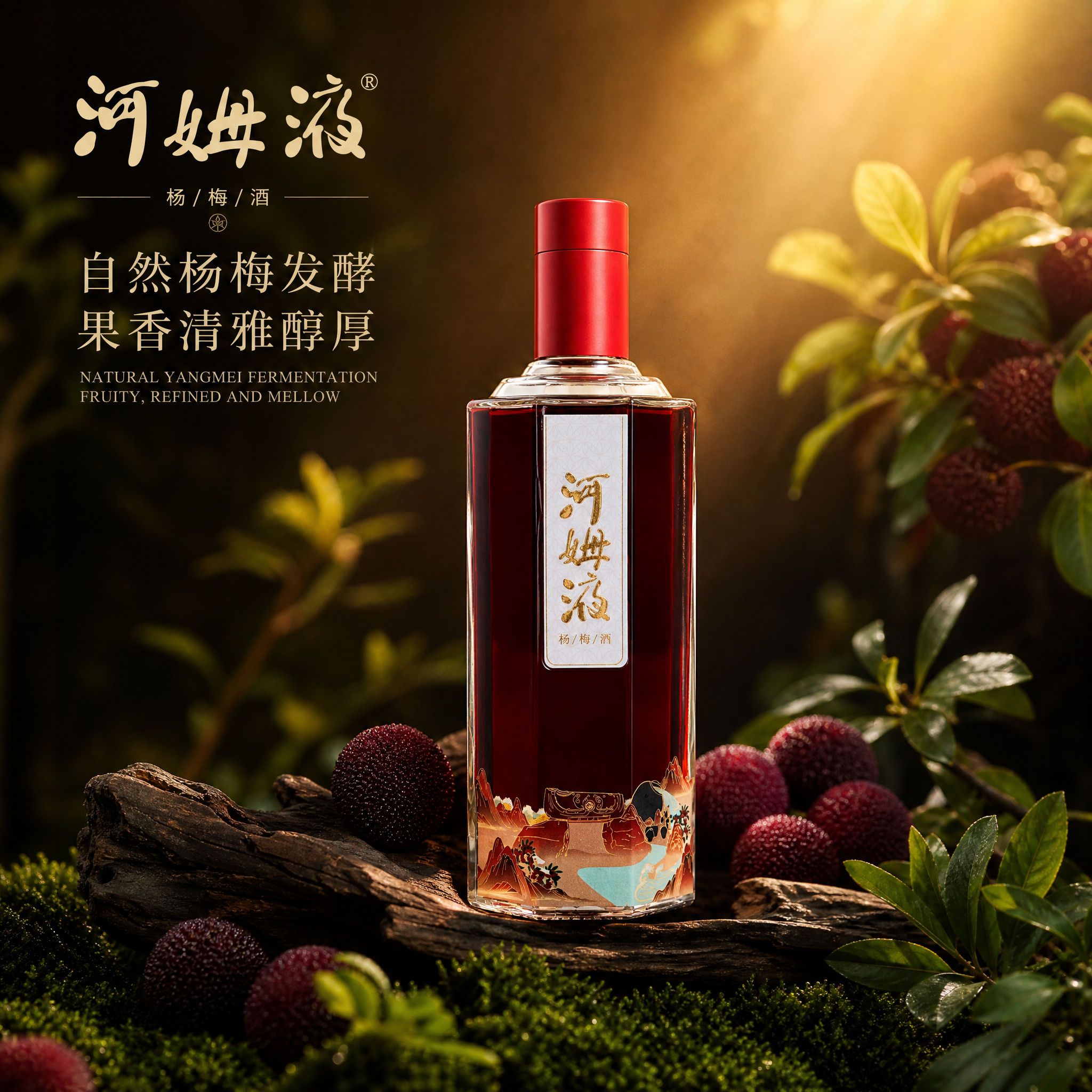 河姆液 醉梅 杨梅酒 25°